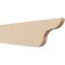 Ekena Millwork 2in. W x 8in. H x 28in. L Carmel Woodgrain TimberThane Rafter Tail, Primed Tan RFTUR02X08X28CARRCPR - alternate 1